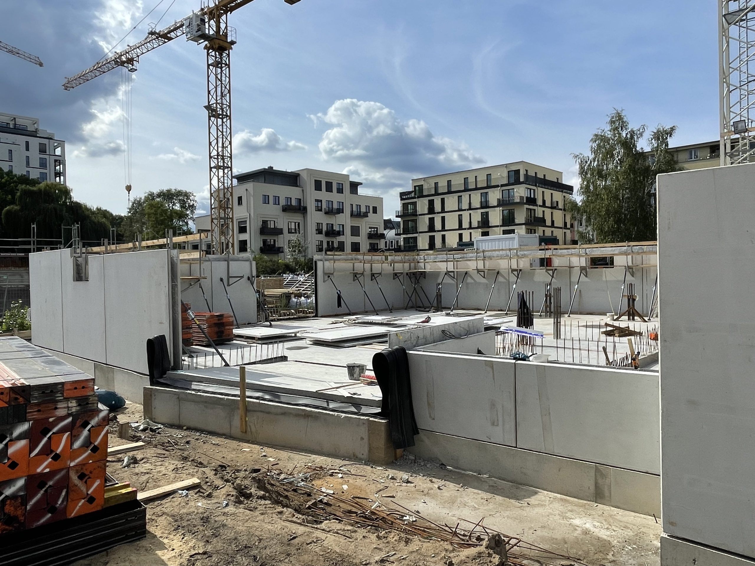 Rendering der Balkonaussicht des Immobilienprojekts Fischzug